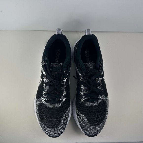 Nike React Infinity Run FK 2 Men's Shoes "Oreo" Black White CT2357-101 - Picture 4 of 12